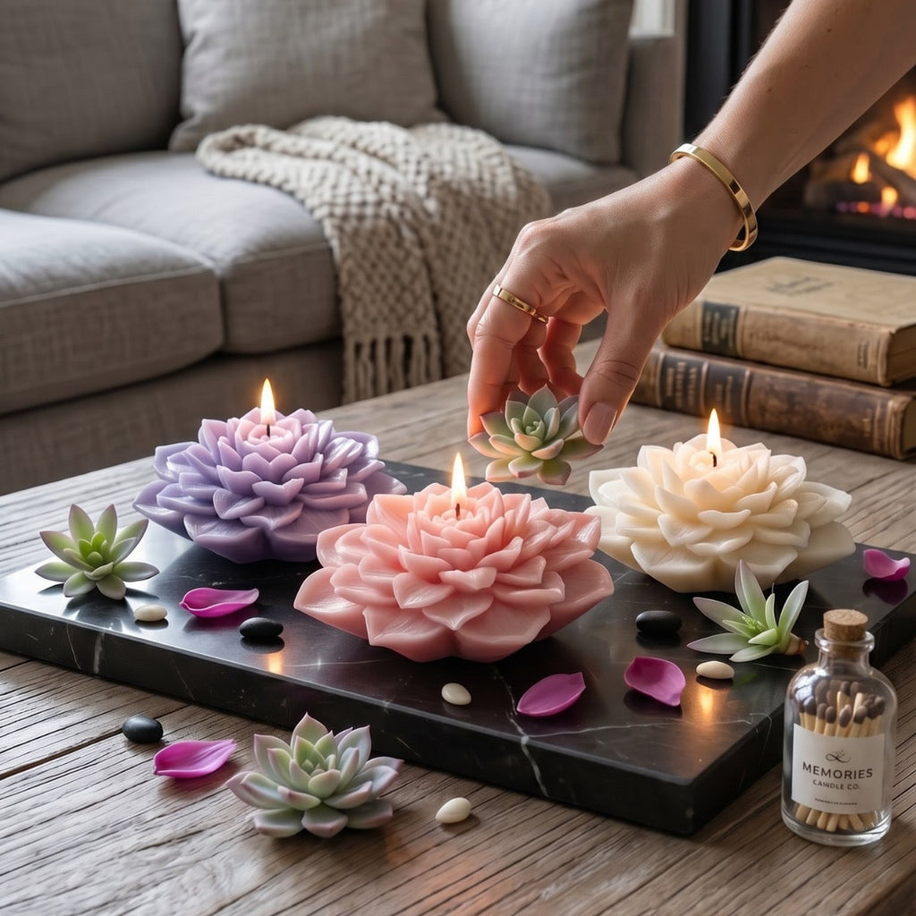 Big Flower Candle