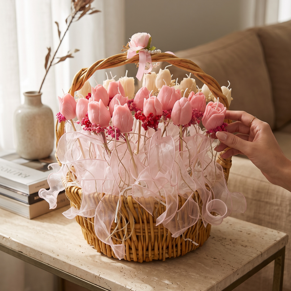 Tulip in a Basket