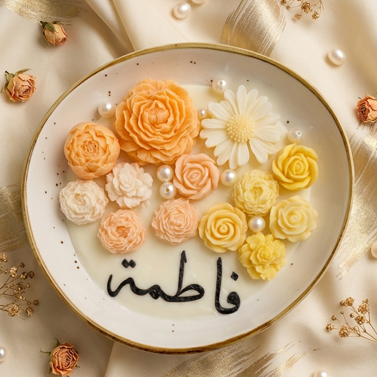 Personalized Floral Candle Bowl