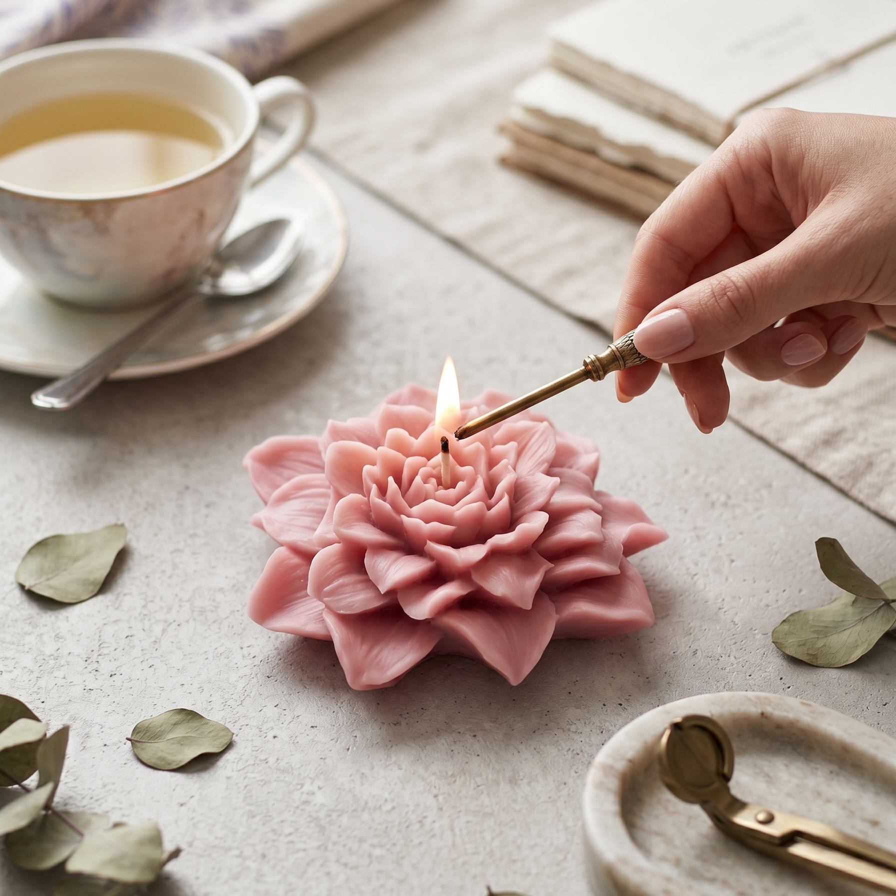 Big Flower Candle