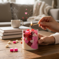 Love Hearts Candle